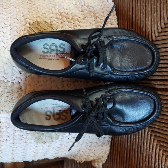 SAS Tripad comfort, loafers, black, size 7M - Picture 1 of 10
